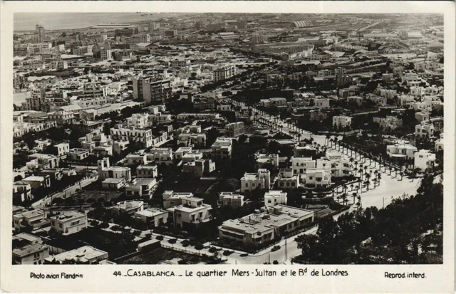 CPA AK CASABLANCA Quartier mers-Sultan Volta de London MOROC (23322)