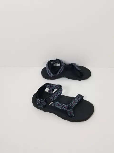 TEVA INVERSION PURPLE Black Nylon Strappy Water Hiking Sandals Women's ...