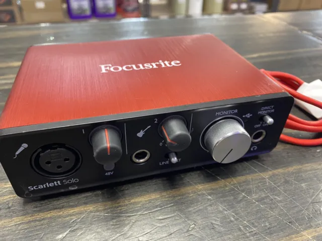 Focusrite Scarlett Solo 2nd Gen USB Audio Interface