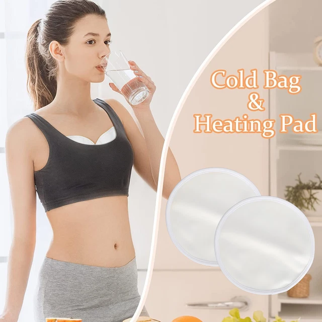 2pcs Castor Oil Breast Pads Waterproof Oil Proof Washable Reusable Castor Oi Ecm