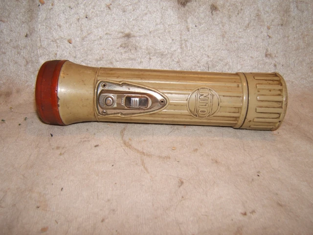 vintage olin industries flashlight new haven ct connecticut conn winchester old