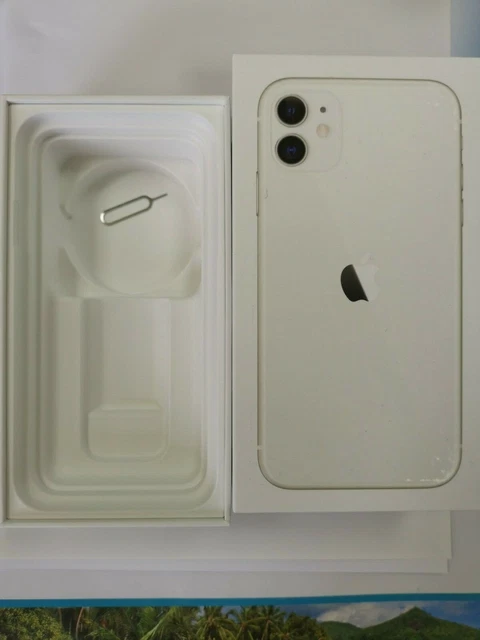 Boite vide originale pour Iphone 11 - 128Go white