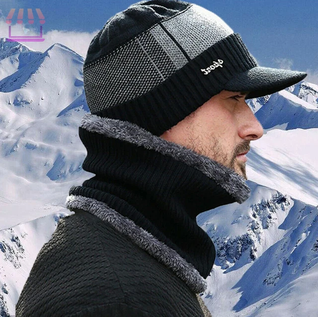 Gorros Gorras De Invierno Para Hombre Sombrero El Frio Bufanda De Moda 2