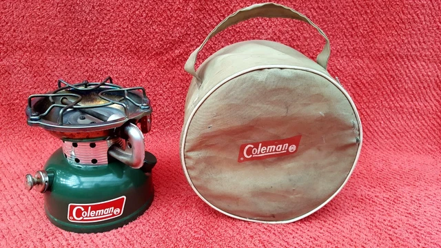 L@@K Vtg 1971 Coleman 502 One Burner Stove & Cooking Set Motorcycle Backpacking L@@K Vtg 1971 Coleman 502 One Burner Stove & Cooking Set Motorcycle Backpacking