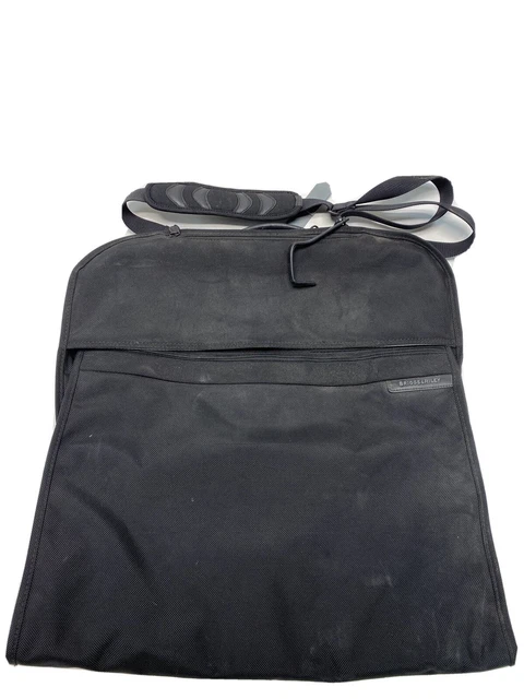 Briggs & Riley Bi-Fold Black  Ballistic Nylon Carry On Garment Suitcase Bag