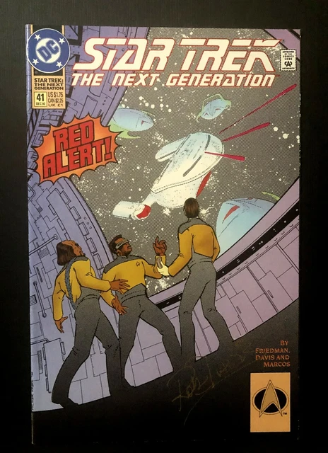 DC Comics AUTOGRAPHED - STAR TREK: The Next Generation #41 (1992)
