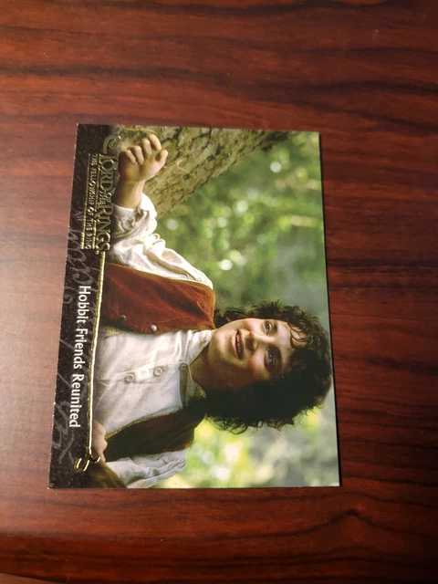 2001 Topps The Lord of Rings: Fellowship Ring Hobbit Friends Reunited #33