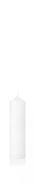Kerze 30x6cm Weiß Stumpenkerze / Taufe - Hochzeit - zum basteln/ Topseller
