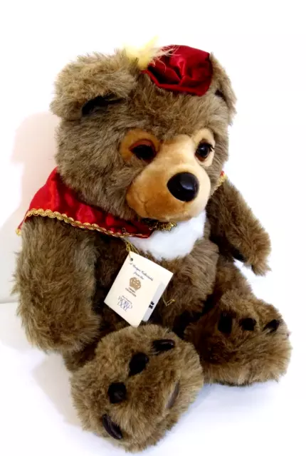 World Doll Crown Prince Charlie Plush Bear 1986 Limited Edition 245/2500 Vintage