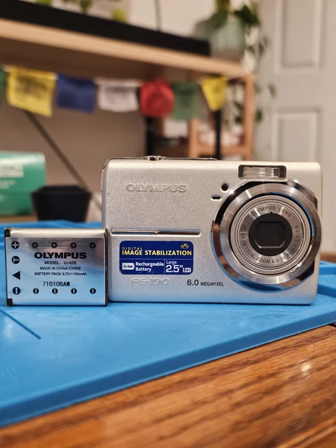 動作確認品 動作品 Olympus FE-190 silver Olympus FE-190 Digital Compact Camera | Read Description