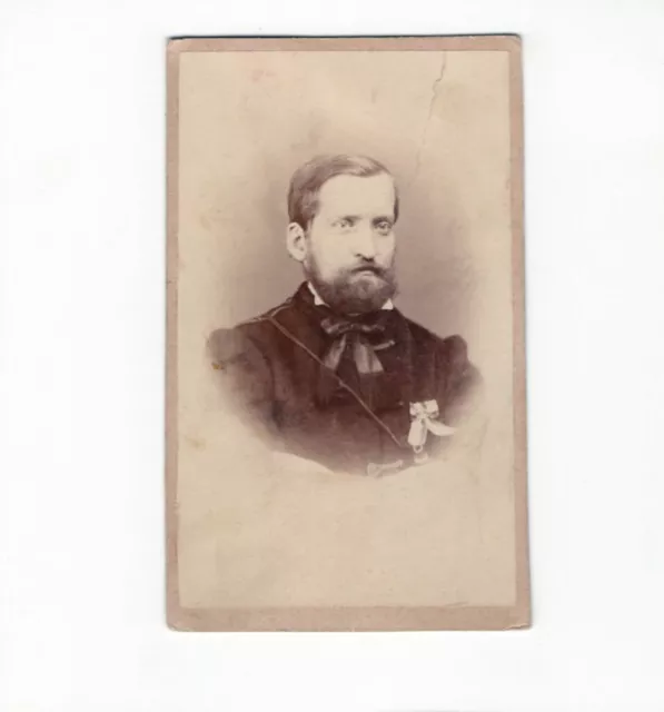 CDV Foto Herrenportrait / Bergbau ? - um 1870
