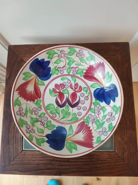 Victorian Sponge ware Dish