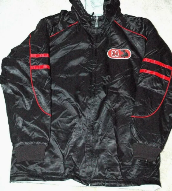 Rare SHAQ Shaquille O'Neal JACKET S New Tags Vtg MIAMI HEAT Hoodie BASKETBALL