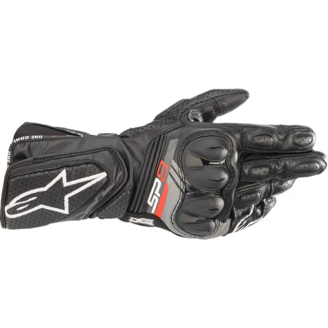 ALPINESTARS SP8 V3 Leather Motorcycle Glove Black AS3558321001060 Size LARGE