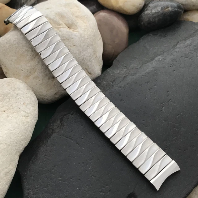 17.2mm 1959 Flex-Let USA Stainless Steel Expansion Unused Vintage Watch Band