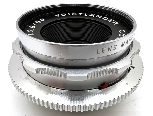 Voigtländer Color-Skopar X 1.2.8 50mm Lens Objektiv für Bessamatic Vintage