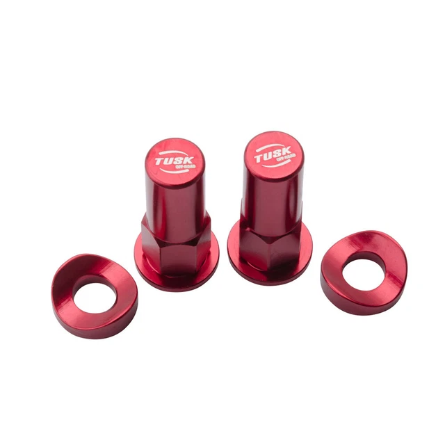 Tusk Rim Lock Nut/Spacer Kit Red For HONDA CRF150R 2007-2009,2012-2022