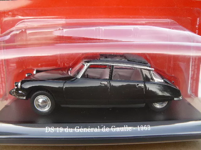 CITROËN DS 19 DU GENERAL DE GAULLE DE 1963 au 1/43 ème