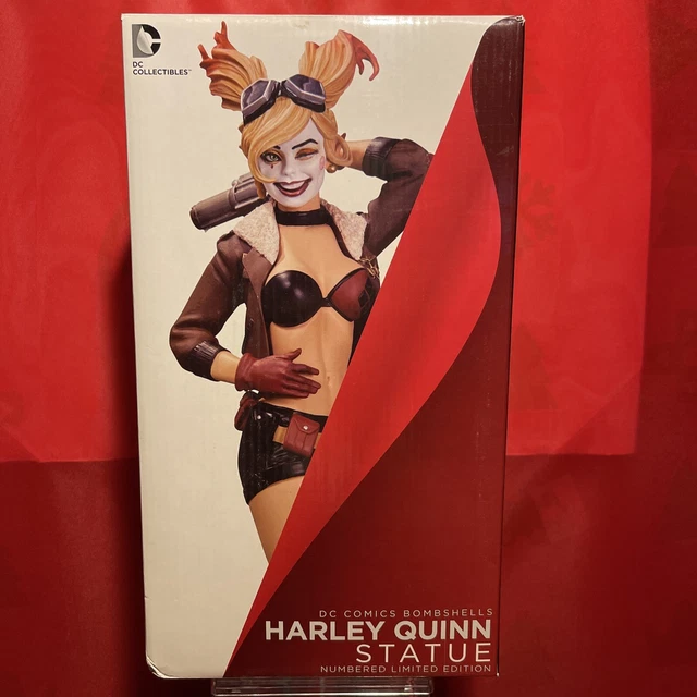 DC Comics 1st Edition Bombshells HARLEY QUINN STATUE  Suicide Squad JOKER BATMAN