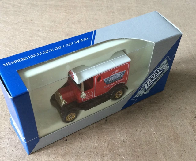 Red Club Model DAYS GONE / LLEDO - FORD MODEL T VAN - RED - Club Exclusive Model 2005 ...