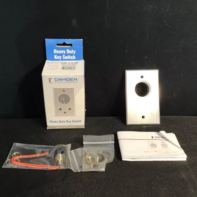 Camden CM-1130 Flush Mount Key Switch SPDT No Cylinder *KB*