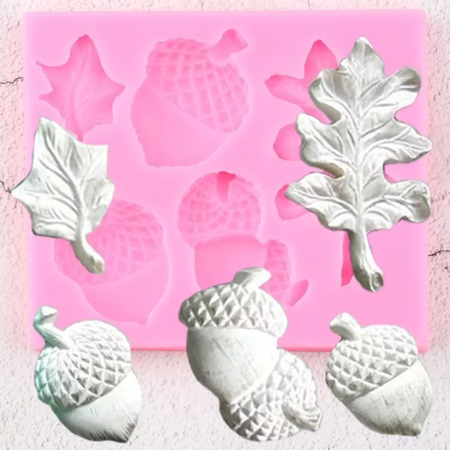 Pine Cone Shaped Sugarcraft Mould Christmas Decors Silicone Fondant Moulds 1pc