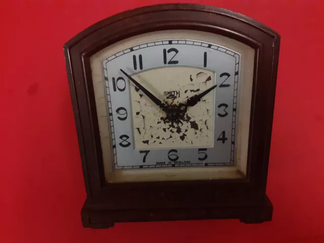 Bakelite Mains Electric Clock ~ Smiths ~ Untested - For parts or not working