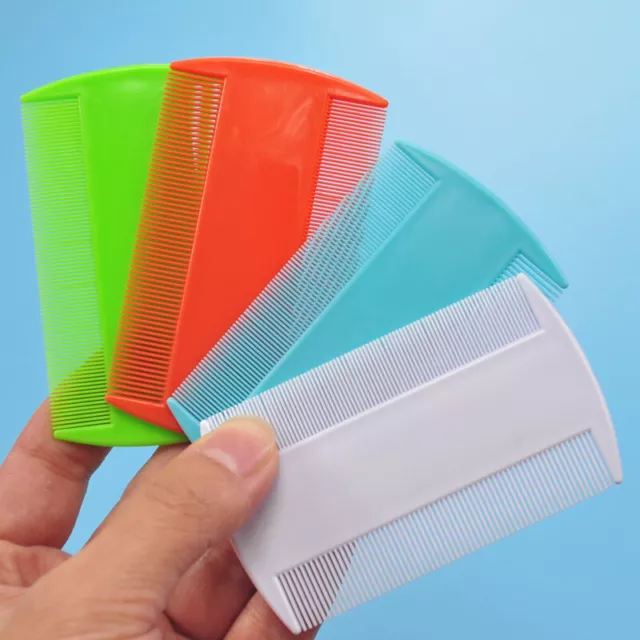Double Sided Nit Combs Head Lice Detection pet dog cat flea peine para piojos~☆