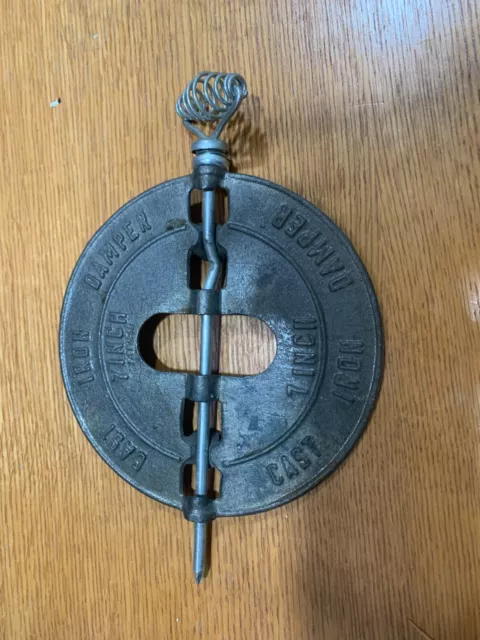 Cast Iron stove damper 7 Inch Taiwan