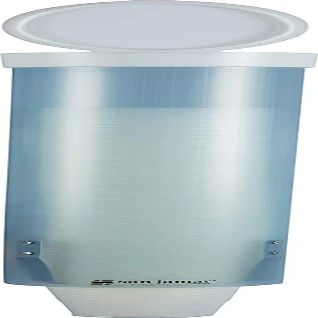 San Jamar Medium Pull-Type Cup Dispenser 4-10 Oz. Cups with Flip Cap for Restaur