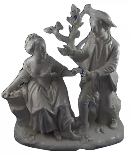 Beautiful Nymphenburg Porcelain Couple Men & Women Porcelain Figure Figure