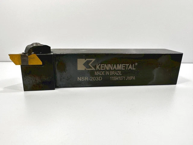 KENNAMETAL NSR-203D Used Lathe Tool Holder 1.25" Shank 1pc