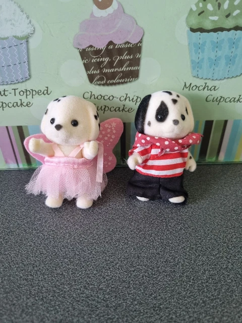** Rare ** Sylvanian Families Flair Uk Dressing Up Time Dalmation Children