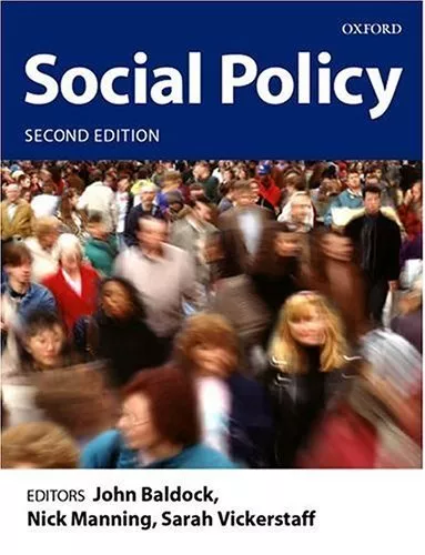 Social Policy By John Baldock, Nick Manning, Sarah Vickerstaff