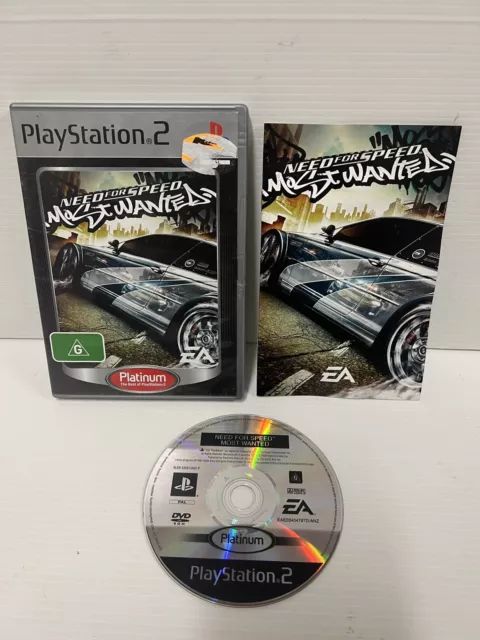 Playstation 2 PAL Edition Need for Speed Most Wanted Video Game