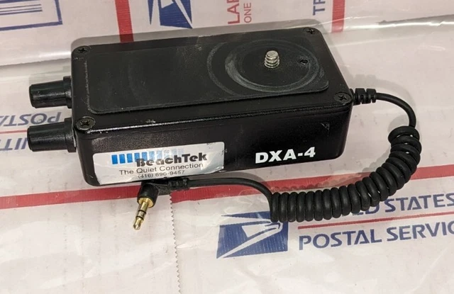 DXA-4 Dual XLR Microphone Adapter for DSLR Camera / Camcorder shoe mount