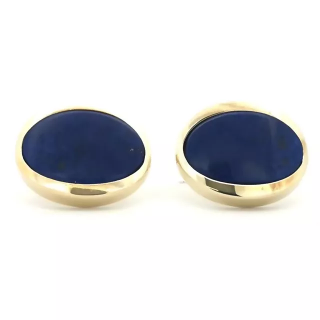 Manschettenknöpfe mit Lapislazuli Gold 585 / 1000 14 K [ 059505 ]