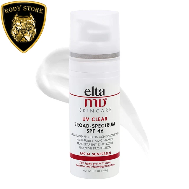 UV Clear Face Sunscreen, SPF 46 Oil Free Sunscreen with Zinc Oxide, Protects and