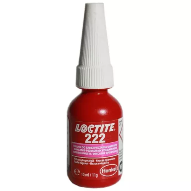 Loctite 222 10ml Schraubensicherung niedrigfest Made in Irland