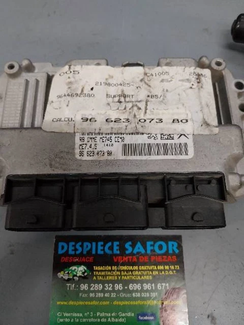 Calculateur Moteur Pour CITROËN C4 ME7.4.5 - Référence 9662307380 - D'occasion à Reprogrammer