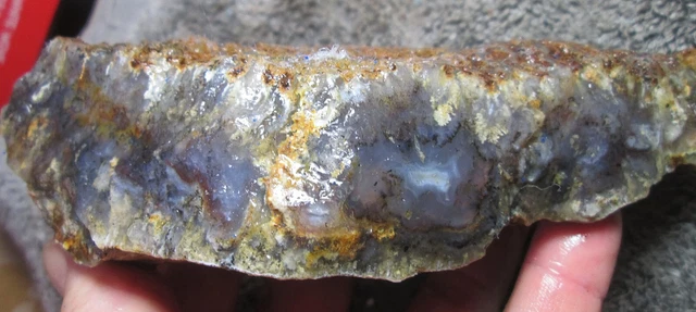 Plume Agate Rough ~ 6" X 3" X 1-3/4" ~ 1Lbs. 4.9Ozs.
