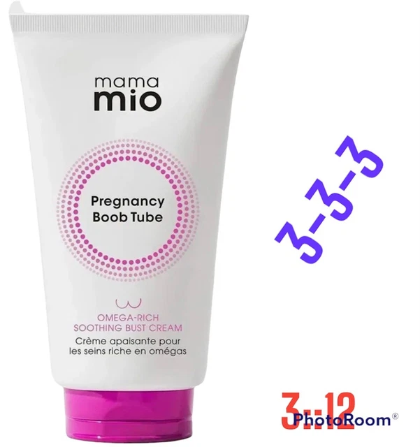 Crema calmante para busto tubo de embarazo Mama Mio 125 ml rica en omega: