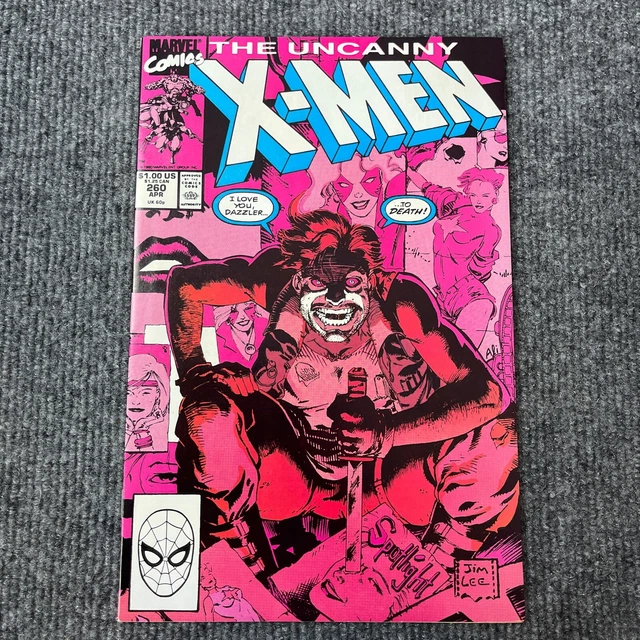 Uncanny X-men #260 Marvel Comics 1990 Jim Lee Cover, Dazzler app.