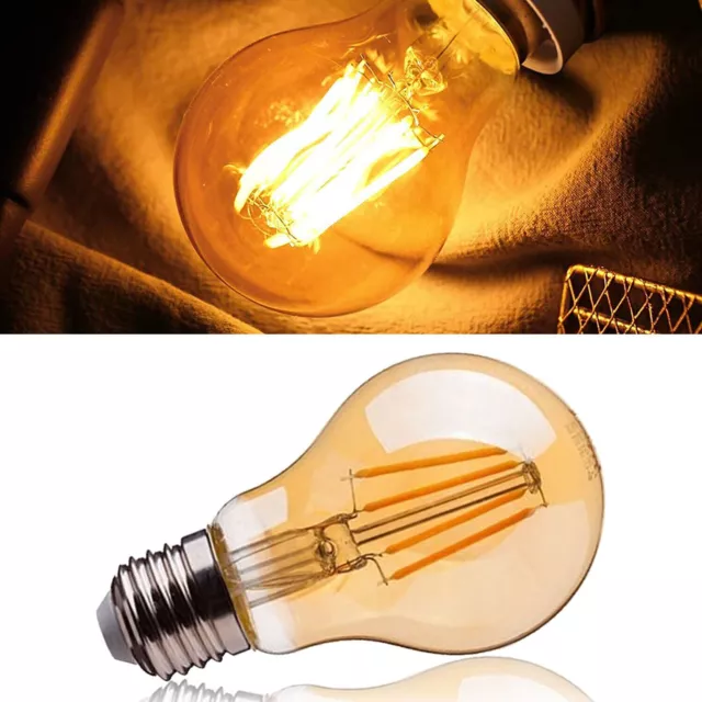 Filament LED Light Bulb Decorative Vintage Edison Lightbulb Lamp Radio Valve A+