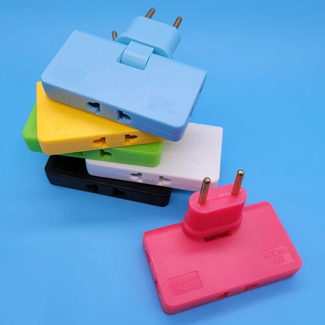 EXTENSION PLUG ELECTRICAL Adapter 3 In 1 Adaptor Rotation Charging ...
