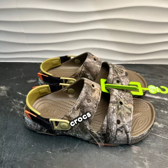 Crocs Adults' Classic All Terrain Realtree EDGE Sandals NWT Men's 7 Women's 9