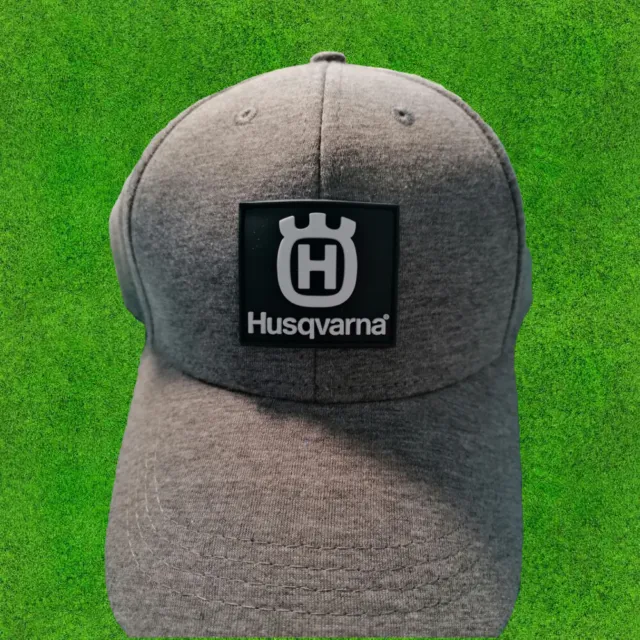 Husqvarna Basecap Cap Kappe Mütze mit Logo und Schriftzug grau NEU