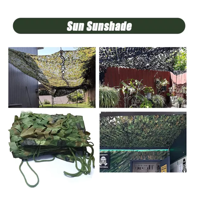 3 x 5m Camouflage Netting Camo Net For Hunting/Shooting Army Woodland Hide
