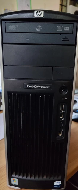 HP XW6600 Intel E5420 2.50Ghz 32GB RAM 500GB SSD  NvidiaQuadro Workstation