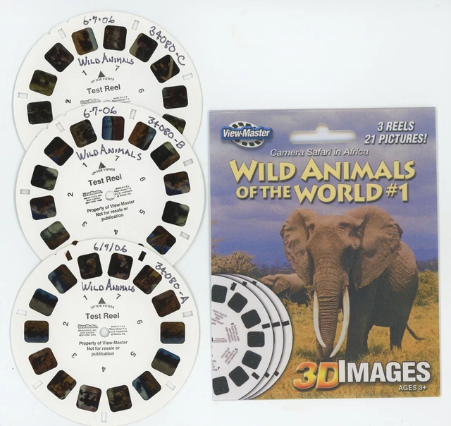 Lot De 3 Bobines View-Master 'Huit, C'est Assez' (série TV ABC 1980) - Neuf Jamais Ouvert